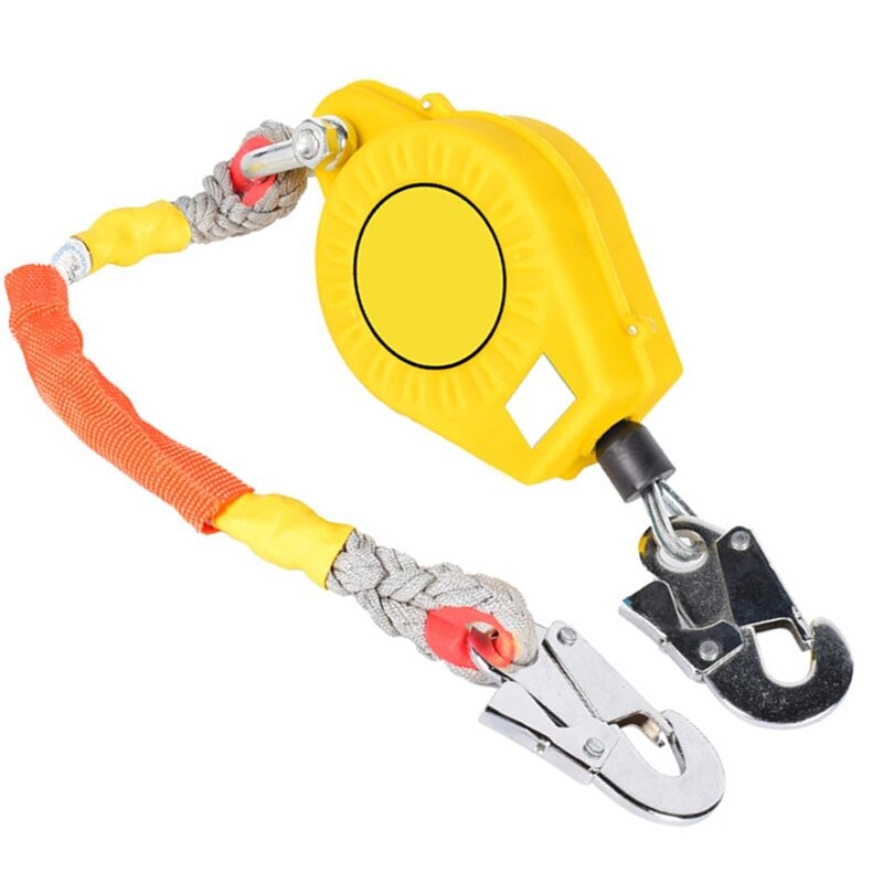 Wire Rope For Fall Protection Self Retracting Safety Lanyard Fall Arrester Fall Protection with Alloy ...