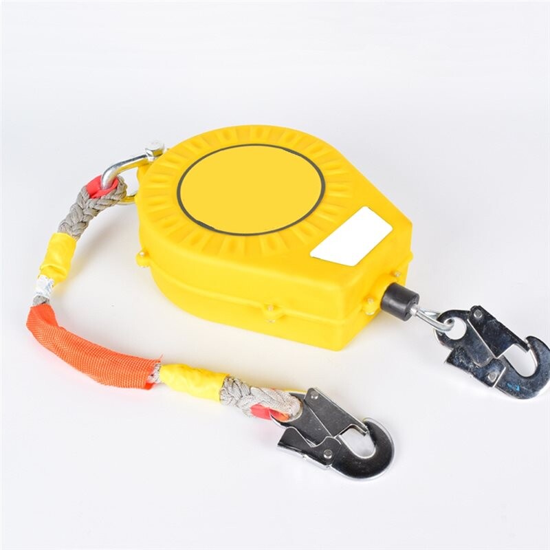 Wire Rope For Fall Protection Self Retracting Safety Lanyard Fall Arrester Fall Protection with Alloy ...
