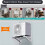 600LBS Steel  Split Wall Mount Bracket for Air Conditioner Condensing Units 6