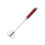 12inch Stainless Steel Semi-Automatic Whisk, Hand Push Rotary Blender Egg Whisk, Mixer Stirrer Kitchen Tool Red 1
