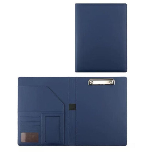 A4 Single Folder Multifunctional Business Document Folder Sales Manager Zippered Briefcase Black 1