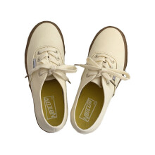 (36=FootLength23cm)Ladies Light Color Versatile Casual Breathable Lowtop Canvas Shoes Flat Laceup