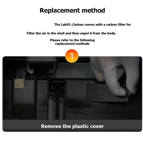 Activated Carbon Air Filter for  P1/X1 3D Printers 3D Printer Parts Activated Carbon Filter 2