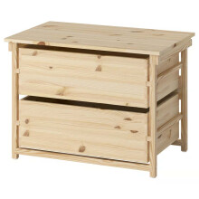 IKEA KRONÖREN 2 Drawer Chest 76x48x55cm