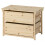 IKEA KRONÖREN 2 Drawer Chest 76x48x55cm 1