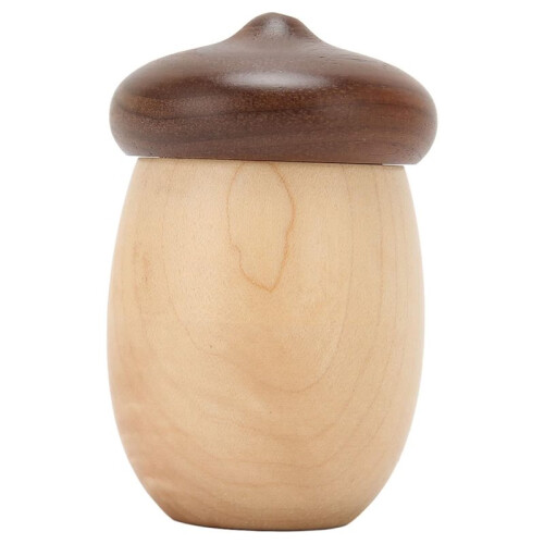 Shaped Toothpick Container, Wood Toothpick Holder, 8cm Height Rounded Structure - Durable Wooden Material, Secure Lid 2