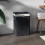 Foldable Bamboo Laundry Basket 72L with Lid, Canvas Laundry Bag, Black 4