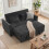 Homcom HOMCOM 2 Seater Sofa Bed, 4-in-1 Convertible Pull Out Sleeper Sofa, Black 1