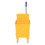 20L Mop Bucket with Wringer, Wheels and Handle, Plastic, Yellow 8