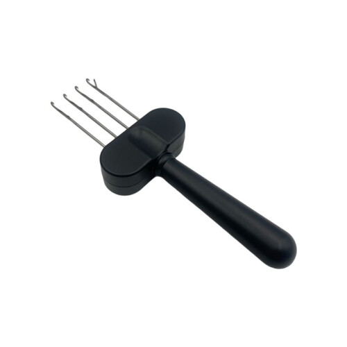 Portable Crochetting Tool for Binding-Off or Edging Hook Needle for Cord Knitting LatchHook Tool Four- A