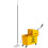 Cleaning Trolley 20L with Mop Press, Sweeping Set and Bucket 2