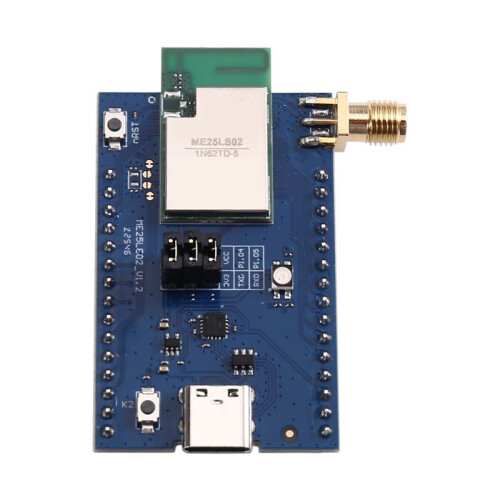 Long Range BLE 6.0 LoRaWAN Combo for RF Module MX25LE02 SX1262 NRF54L15 PCB Antenna Uart Wireless & RF Lora Module