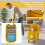 Cleaning Trolley 20L with Mop Press, Sweeping Set and Bucket 7