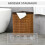 55L Laundry Basket with Lid, Removable Bag and Storage Hamper, Brown 6