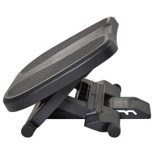Verstellbare Fußstütze, Neigungswinkel 0–30, ergonomische Beinauflage, Schwarz