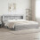 VidaXL vidaXL Headboard Cabinet with Storage Grey Sonoma Engineered Wood 4