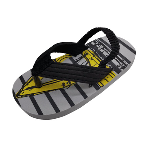 Småbarnsflip-flops størrelse 3, justerbar elastisk stropp i EVA