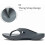Graue, leichte Damen-Flip-Flops mit rutschfester Oberfläche 3