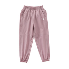 Calça cargo feminina de perna larga e elástica para volta às aulas (tamanhos 10-12).