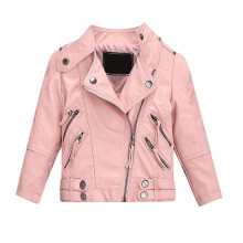 Mädchen Frühlings-Motorradlederjacke