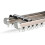 Système de rail pour rideaux de plafond Blanc/Champagne 240 cm 1