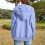 Damen-Hoodie-Jacke, hellblau, Größe S 6