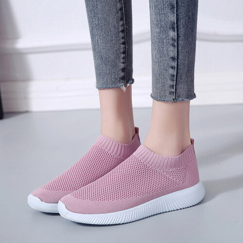 Dames wedge sneakers ademend, elastisch, vetersluiting 1