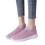 Dames wedge sneakers ademend, elastisch, vetersluiting 3