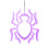 Luminária de parede LED neon com lua e morcego para o Halloween, USB ou bateria. 2
