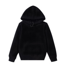 Hoodie do Pháistí Dath Soladach le Sreangán Tarraingthe agus Pócaí140
