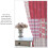 Pink Strawberry Floral Patchwork Curtains Rod Pocket 6