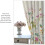 Floral Curtains Retro Bird and Flower Pattern 2 Panel Set 5