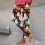 Dameslegging met hoge taille en spook- en pompoenprint, elastisch. 4