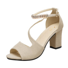 Sandalias de cuña para mujer estilo boca de pez, ancho especial, talla 10W