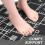 Boho badkamerloper, antislip, grijs fluweel, 20x59 inch 5