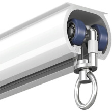Tringle Ă rideaux robuste blanche 500 cm 4 1,25 m