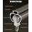 Tringle à rideaux murale en aluminium noir 280 cm 4