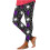 Dameleggings med græskarprint, plus size, ankellange 1