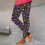 Women's pumpkin print leggings plus size ankle length 4