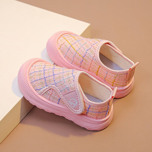 Baskets rouges pour tout-petits, bout large, chaussures de jeu 1