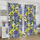Lemon Leaf Curtains Blue Tile Print 55" W x 39" L 5