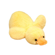 Oreiller en peluche canard blanc, jouet apaisant pour dormir