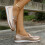 Γυναικεία Loafers Slip-On από Ροζ Χρυσό σε Μεταλλικό Χρώμα από Δέρμα PU 4