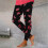Women's Halloween Batwing Print Leggings Plus Size 4