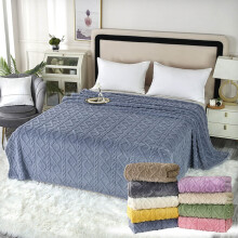 Couette moelleuse en fausse fourrure, luxueuse et capitonnée, 70 x 100 cm