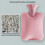 Refillable PVC Hot Water Bottle with Knitted Cover 1L 6