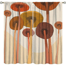 Paddenstoelgordijnen Bohemian 52x63 inch