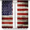 American Flag Curtains Vintage Rustic Wooden Pattern Rod 8