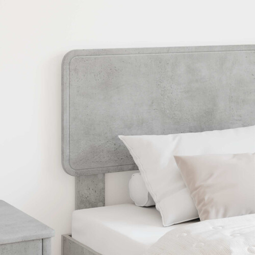 VidaXL vidaXL Headboard Concrete Grey Engineered wood 1