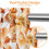 Orange Floral Kitchen Curtains and Valances Set 36 Inches 4